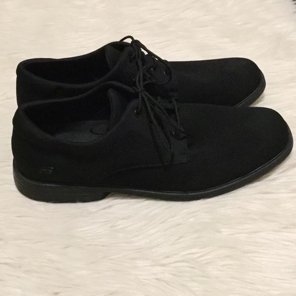 skechers dress knit shoes